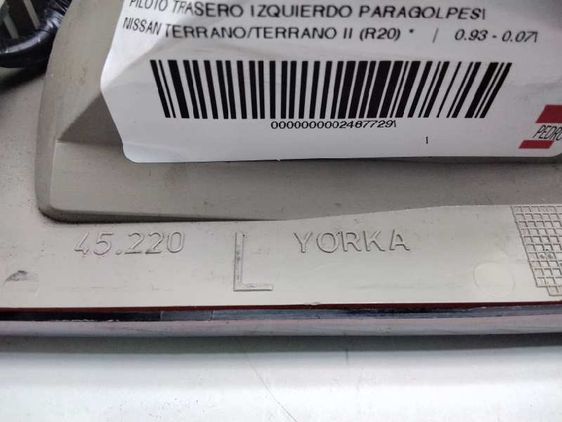 Recambio de piloto trasero izquierdo paragolpes para nissan terrano/terrano.ii (r20) referencia OEM IAM 265551F100 INGLES DEFECT