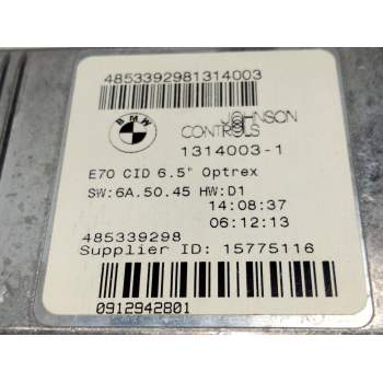 Recambio de pantalla multifuncion para bmw x5 (e70) 3.0 3.0d referencia OEM IAM 13140031  