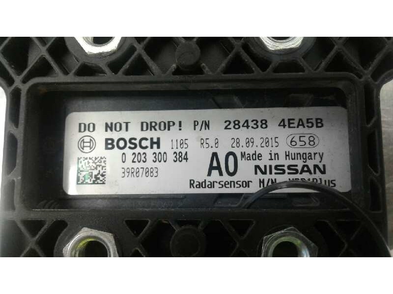 Recambio de radar distance sensor distronic para nissan qashqai (j11) acenta referencia OEM IAM 0203300384  