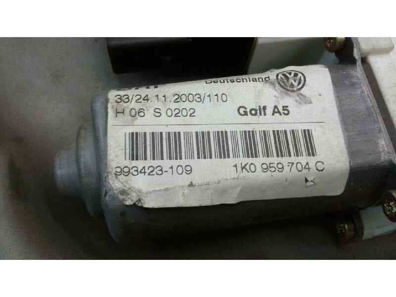 Recambio de elevalunas trasero derecho para volkswagen golf v berlina (1k1) 1.6 16v fsi referencia OEM IAM   