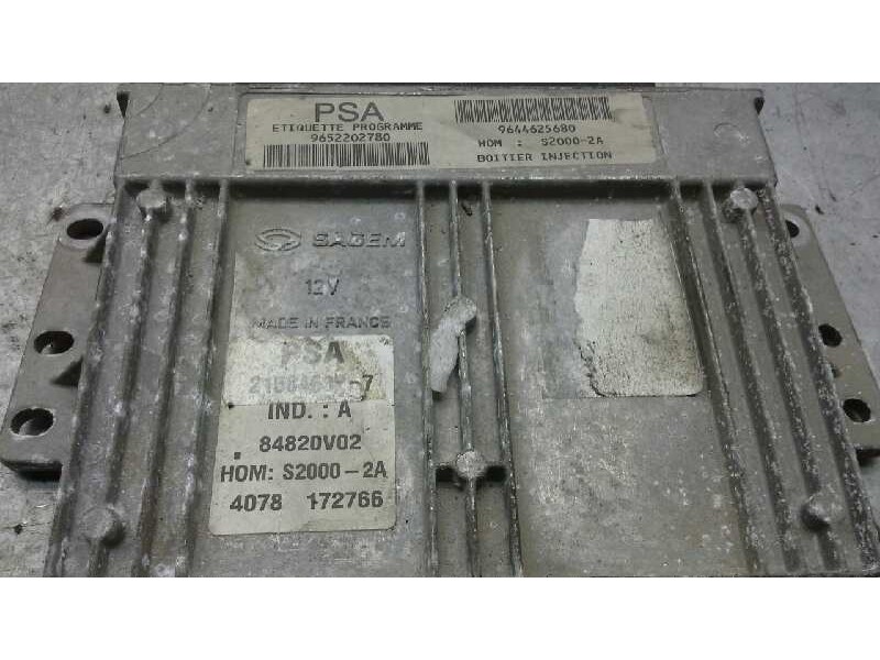 Recambio de centralita motor uce para peugeot 206 berlina x-line referencia OEM IAM 9644625680 9652202780 84820V02