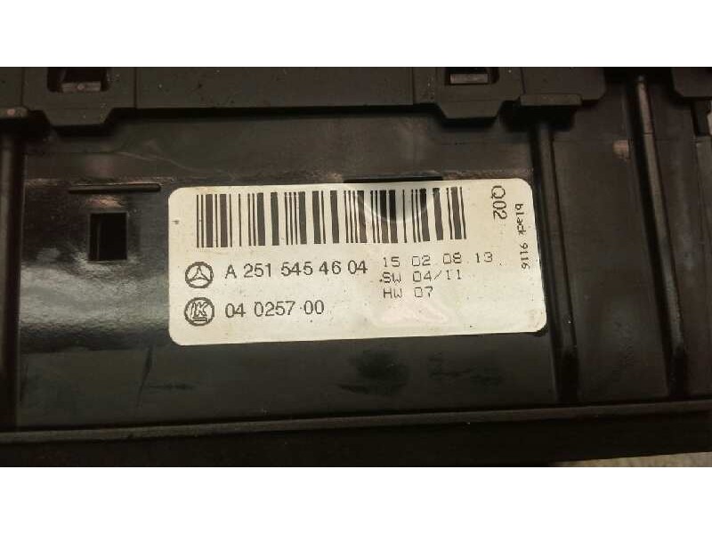 Recambio de mando luces para mercedes clase r (w251) 280 cdi (251.026) referencia OEM IAM A2515454604  