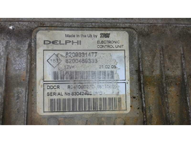 Recambio de centralita motor uce para nissan kubistar (x76) 1.5 dci turbodiesel cat referencia OEM IAM  119 