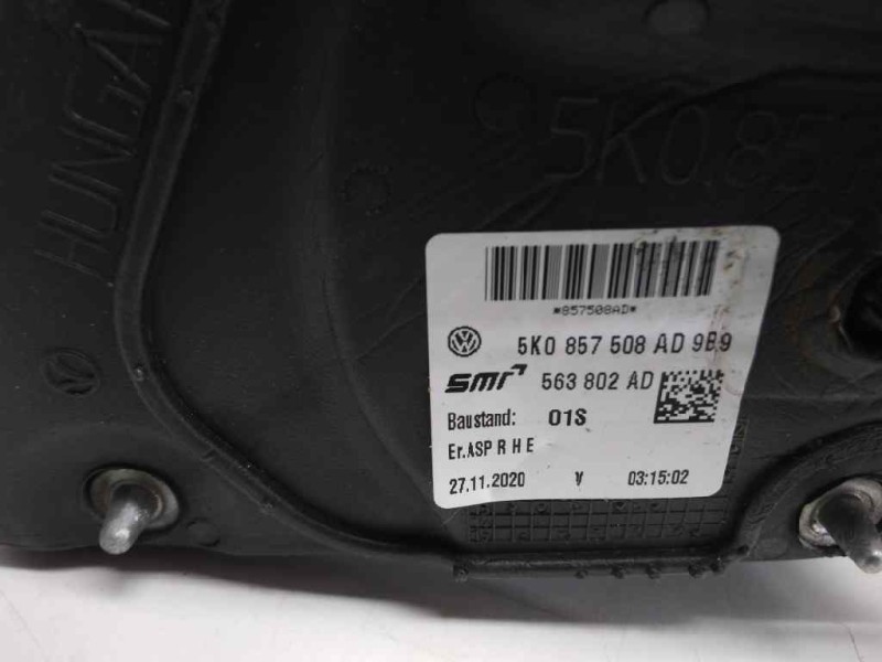 Recambio de retrovisor derecho para volkswagen golf vii lim. 1.6 16v tdi dpf referencia OEM IAM 5K0867508AD  
