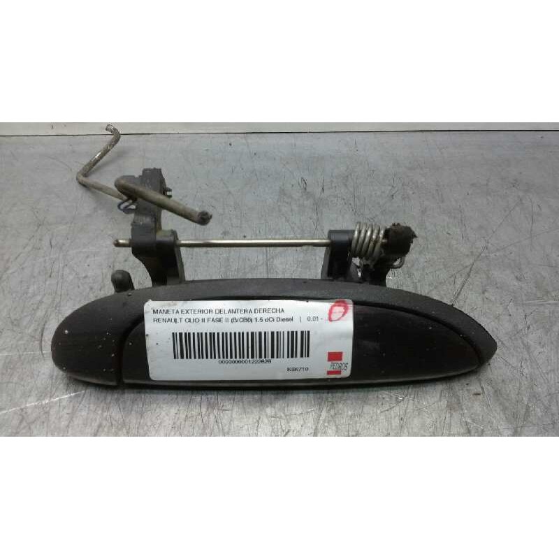 Recambio de maneta exterior delantera derecha para renault clio ii fase ii (b/cb0) authentique referencia OEM IAM 7700433076  