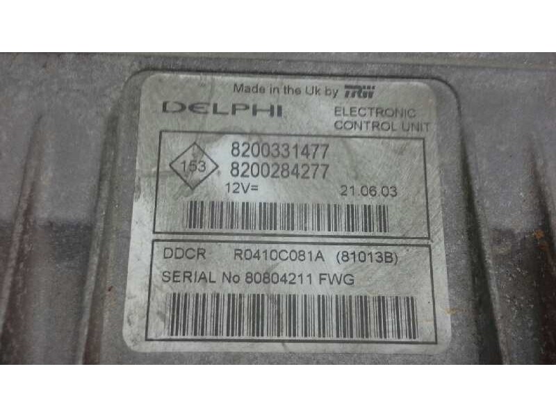 Recambio de centralita motor uce para renault clio ii fase ii (b/cb0) authentique referencia OEM IAM  268 