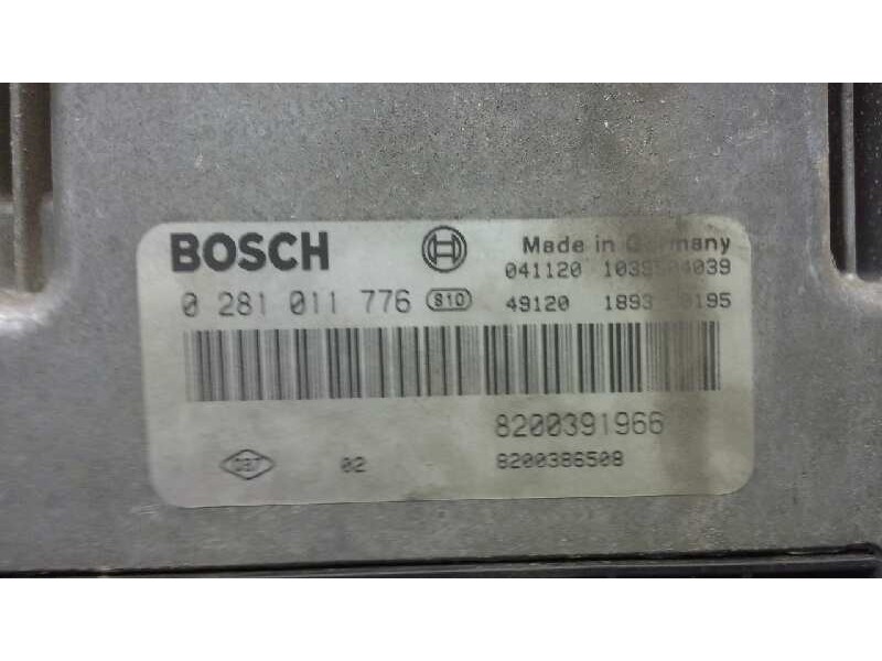 Recambio de centralita motor uce para renault megane ii berlina 5p luxe privilege referencia OEM IAM 0281011776 225 