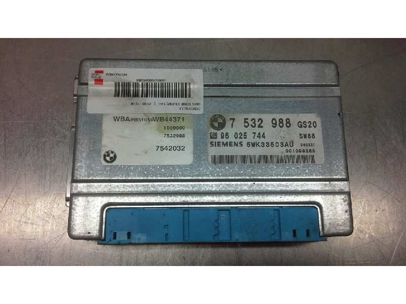 Recambio de centralita para bmw x3 (e83) 3.0d referencia OEM IAM  96025744 5WK33503AU