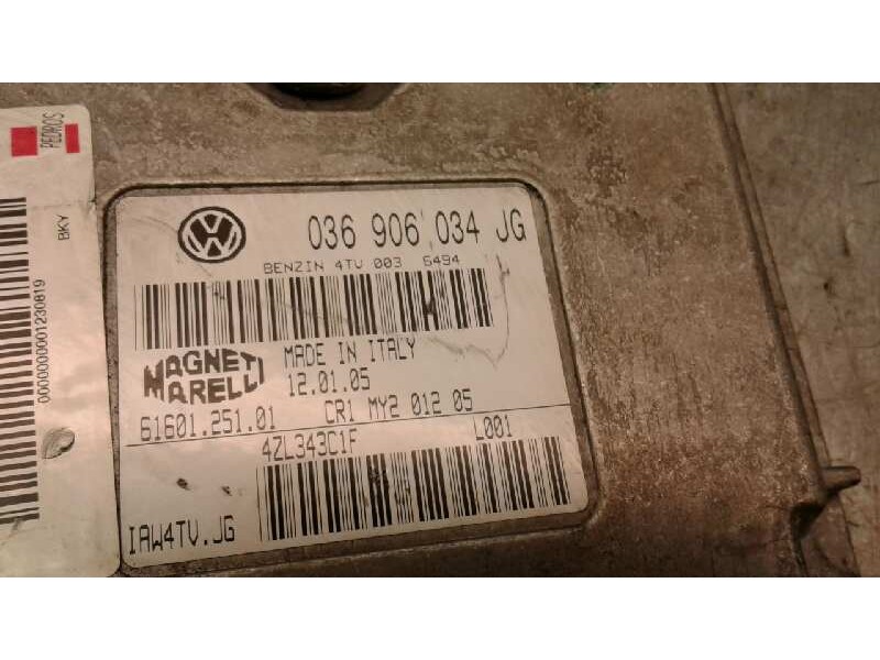 Recambio de centralita motor uce para seat ibiza (6l1) cool referencia OEM IAM 036906034JG 189 