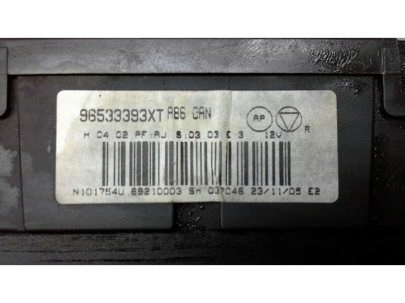 Recambio de mando climatizador para citroen c3 hdi 92 exclusive referencia OEM IAM 96377775XT  