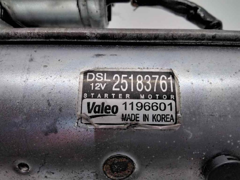 Recambio de motor arranque para opel antara 2.2 cdti cat (a 22 dm / lqn) referencia OEM IAM 25183761 1196601 