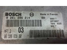 Recambio de centralita motor uce para citroen xsara berlina 1.6i 16v exclusive referencia OEM IAM 0261206214 124  2