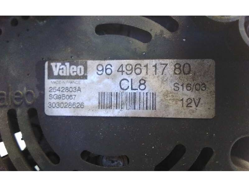 Recambio de alternador para peugeot 307 (s1) xr clim referencia OEM IAM 96496117M80CL8  