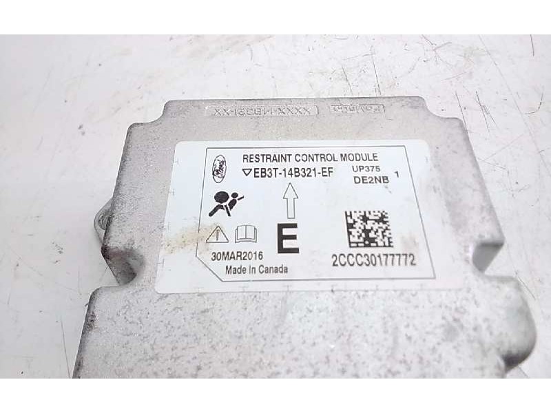 Recambio de centralita airbag para ford ranger (tke) doppelkabine 4x4 wildtrak referencia OEM IAM EB3T14B321EF  