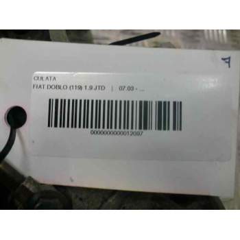 Recambio de culata para fiat doblo (119) 1.9 jtd cat referencia OEM IAM 55193091  109414