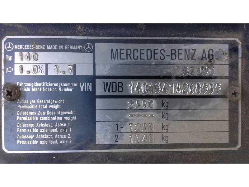mercedes clase s (w140) berlina del año 1995