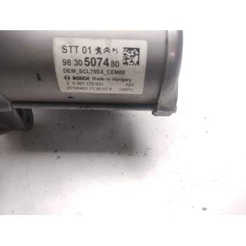 Recambio de motor arranque para peugeot 308 active referencia OEM IAM  9830507480 