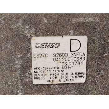 Recambio de compresor aire acondicionado para nissan leaf (ze0) electric referencia OEM IAM 926003NF0A  