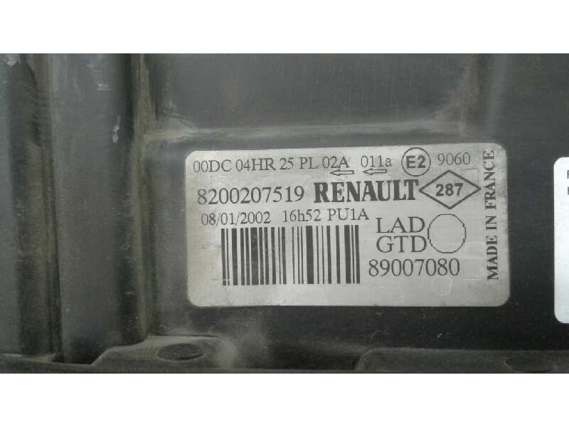 Recambio de faro izquierdo para renault laguna ii (bg0) privilege referencia OEM IAM 8200207519 73010137M 
