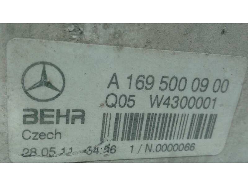 Recambio de intercooler para mercedes clase a (w169) a 180 cdi exclusive edition (169.007) referencia OEM IAM A169500900  
