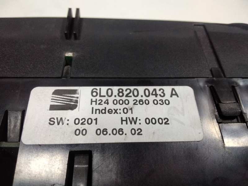 Recambio de mando climatizador para seat ibiza (6l1) signo referencia OEM IAM 6L0820043A  