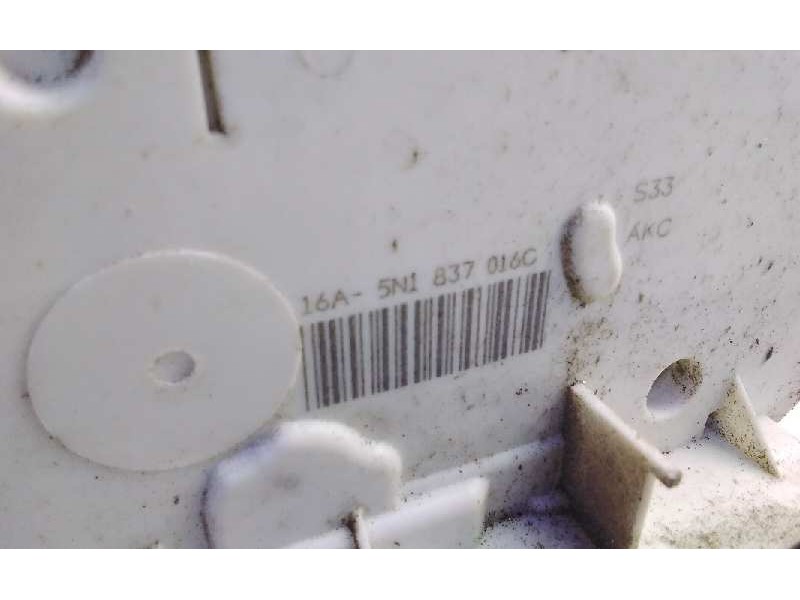 Recambio de cerradura puerta delantera derecha para seat ibiza (6j5) reference referencia OEM IAM 5N1837016C  