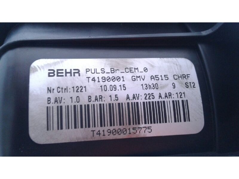 Recambio de motor calefaccion para citroen c3 tonic referencia OEM IAM T4190015775  