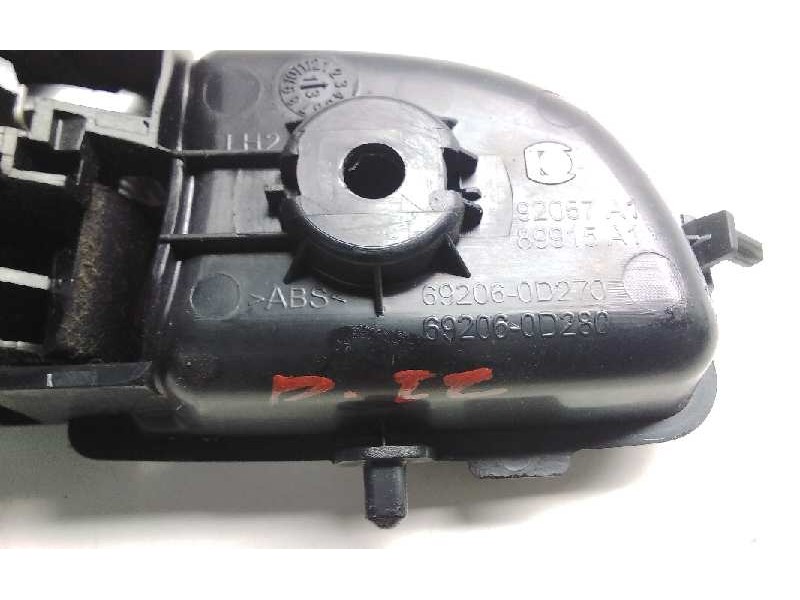 Recambio de maneta interior delantera izquierda para toyota auris hybrid active referencia OEM IAM 692060D270  