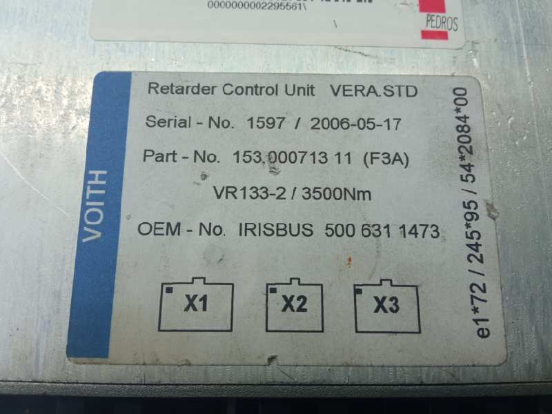 Recambio de unidad control ecu para iveco stralis (as) referencia OEM IAM 4461260200  