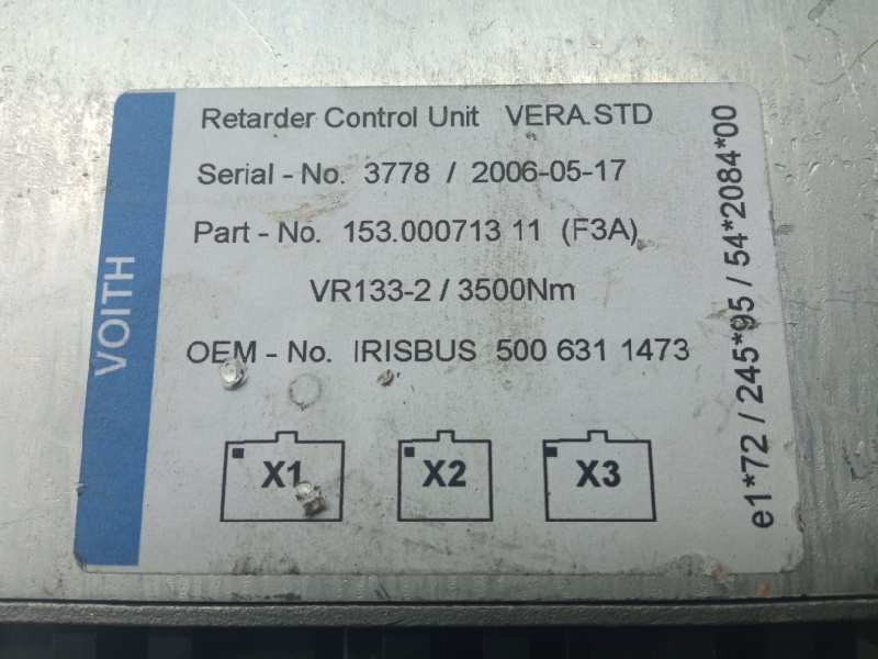 Recambio de unidad control ecu para iveco stralis (as) referencia OEM IAM 4461260200  