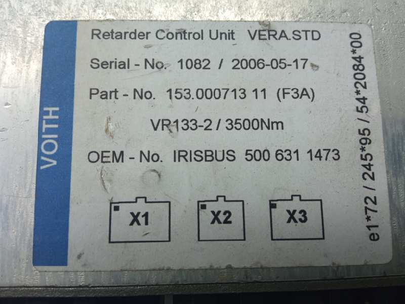 Recambio de unidad control ecu para iveco stralis (as) referencia OEM IAM 4461260200  