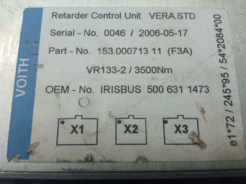 Recambio de unidad control ecu para iveco stralis (as) referencia OEM IAM 4461260120  