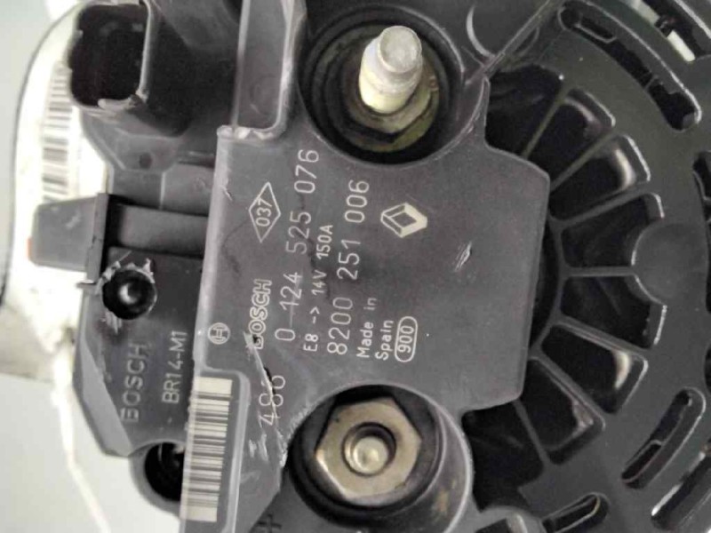 Recambio de alternador para renault laguna ii grandtour (kg0) dynamique referencia OEM IAM 0124525076 14V 150A 