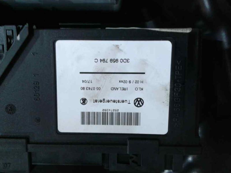 Recambio de elevalunas trasero derecho para volkswagen touareg (7la) tdi v10 referencia OEM IAM 7L0839462D 3D0959794C 