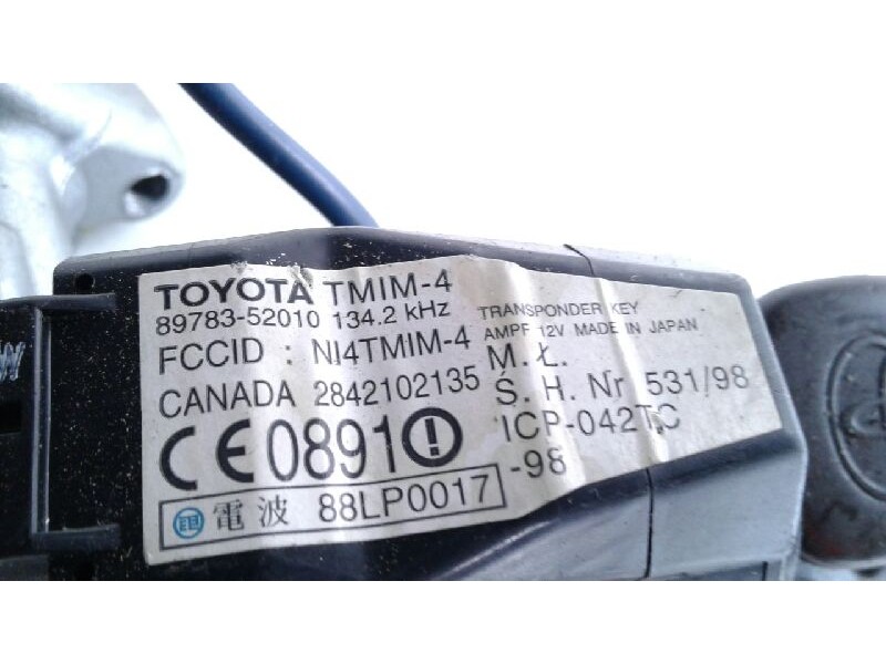 Recambio de conmutador de arranque para toyota yaris (ncp1/nlp1/scp1) 1.0 linea luna referencia OEM IAM 45020521  