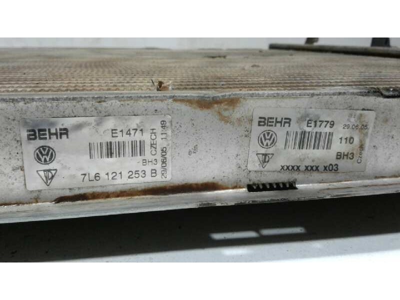 Recambio de radiador agua para volkswagen touareg (7la) tdi v6 referencia OEM IAM 7L6121253B  