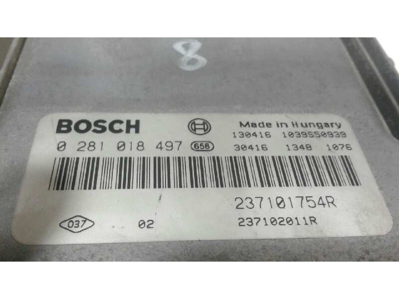 Recambio de centralita motor uce para nissan primastar (x..) kasten l1h1 2.7t referencia OEM IAM   