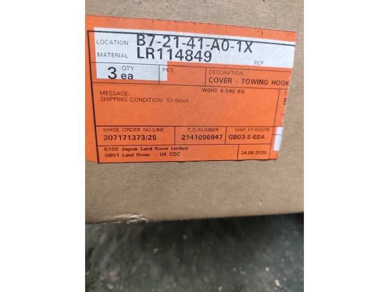 Recambio de spoiler paragolpes trasero para land rover range rover evoque 2.0 td4 cat referencia OEM IAM LRLR114849 STOCK STOCK