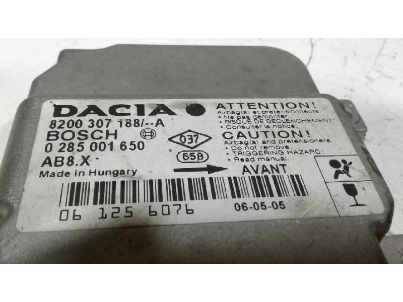 Recambio de centralita airbag para dacia logan laureate referencia OEM IAM 6001549646  