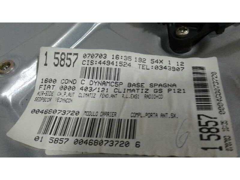 Recambio de elevalunas delantero izquierdo para fiat stilo (192) 1.6 16v actual (i) referencia OEM IAM 9030192  