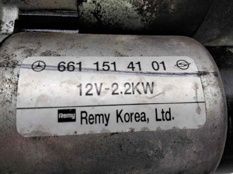 Recambio de motor arranque para ssangyong kyron 270 spr xdi premium 4wd referencia OEM IAM 6611514101  