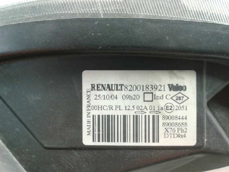 Recambio de faro derecho para renault kangoo (f/kc0) authentique 4x4 referencia OEM IAM 8200183921  