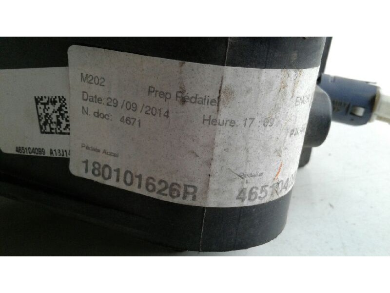Recambio de pedal freno para opel movano b pritsche/kipper/koffer 2.3 cdti referencia OEM IAM 180101626R  