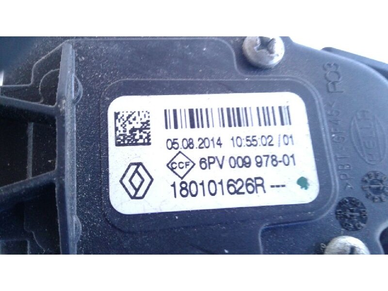 Recambio de pedal acelerador para opel movano b pritsche/kipper/koffer 2.3 cdti referencia OEM IAM 180101626R  