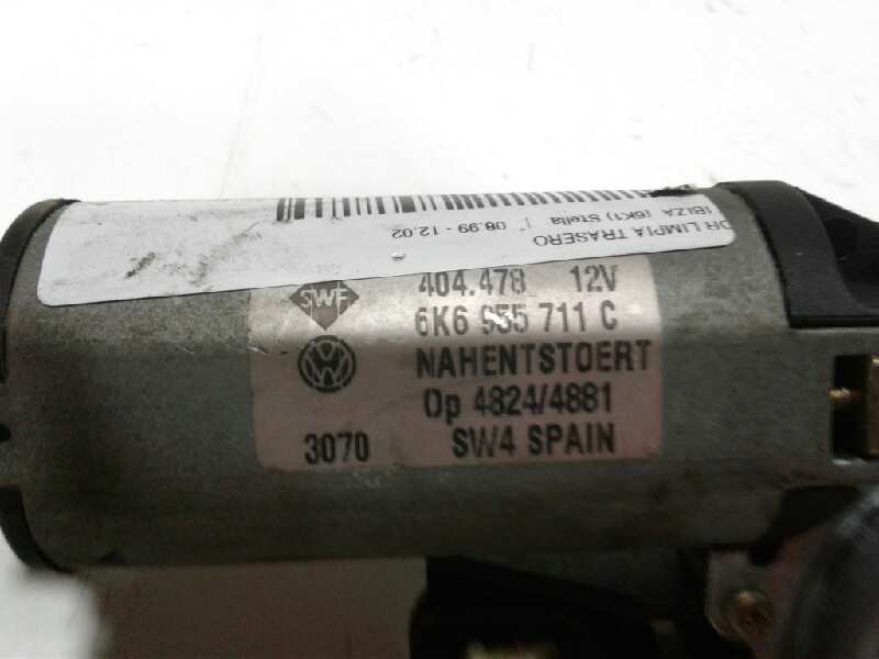 Recambio de motor limpia trasero para seat ibiza (6k1) stella referencia OEM IAM 6K6955711C  