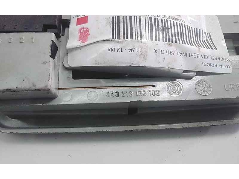 Recambio de luz interior para skoda felicia berlina ( 791) glx referencia OEM IAM 443313132102  