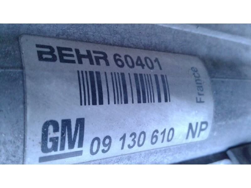 Recambio de condensador / radiador aire acondicionado para opel zafira a elegance referencia OEM IAM 09130610NPGM  