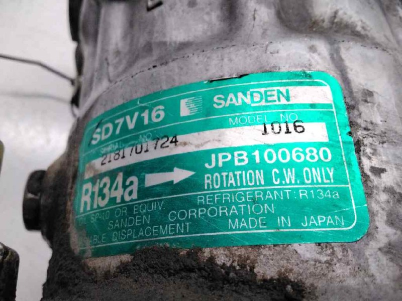 Recambio de compresor aire acondicionado para honda accord berlina (cc/ce) 2.0 tdi turbodiesel (cf1) referencia OEM IAM 21817017