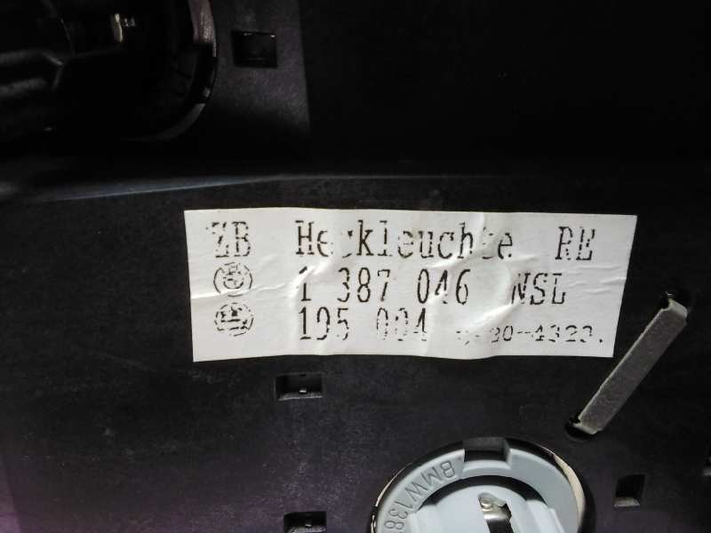 Recambio de piloto trasero derecho para bmw serie 3 berlina (e36) 320i referencia OEM IAM 1387046NSL  