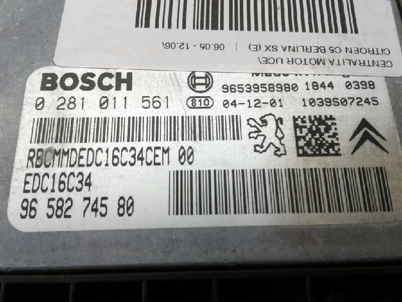 Recambio de centralita motor uce para citroen c5 berlina sx (e) referencia OEM IAM 9658274580  